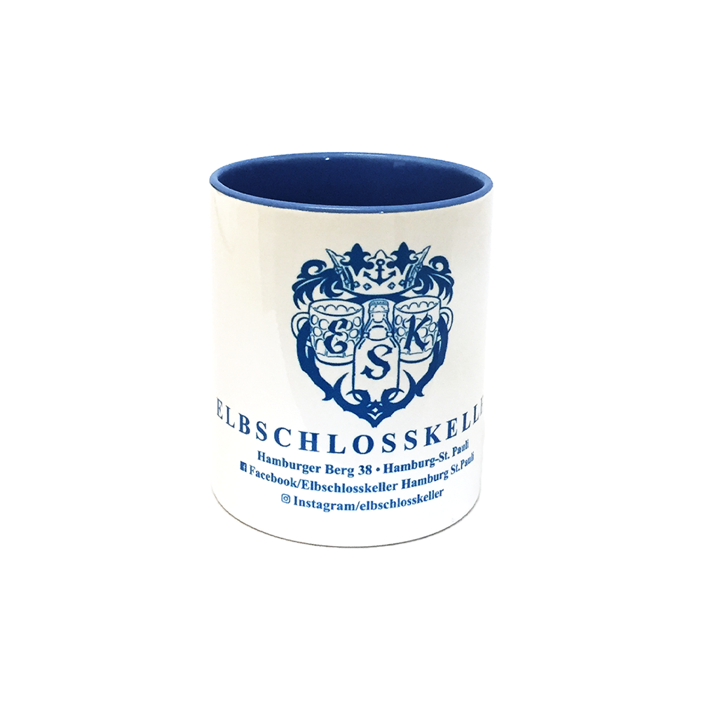 Elbschlosskeller - Sammel-Tasse [weiß/blau]