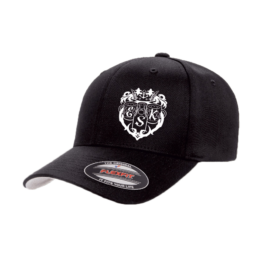 Elbschlosskeller - Cap Flexfit 6 Panel mit Logo [schwarz]