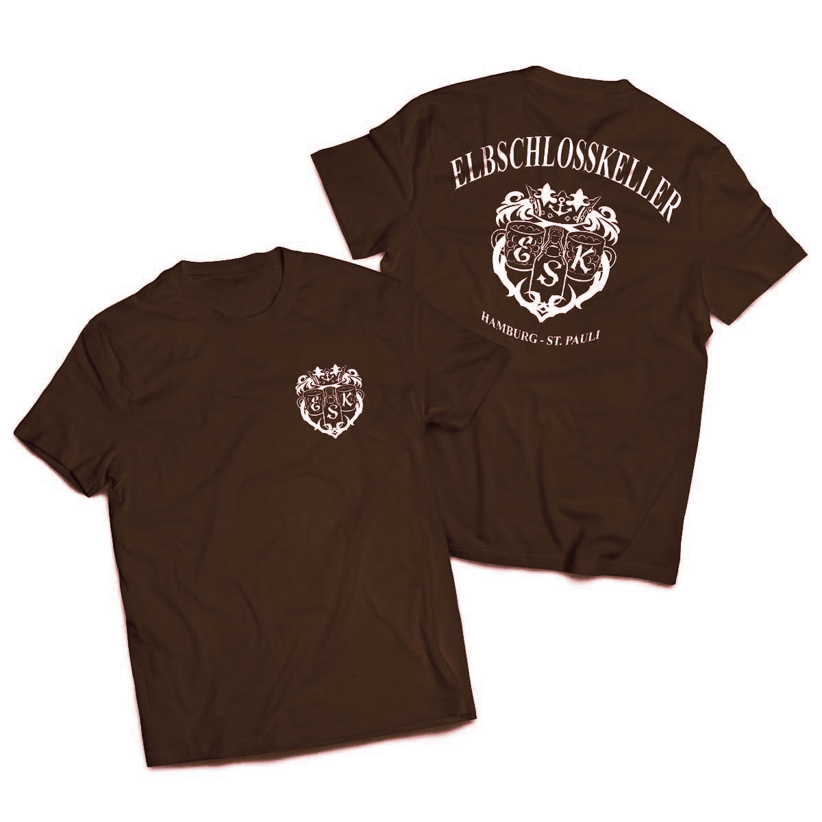T-Shirt - Elbschlosskeller [braun]